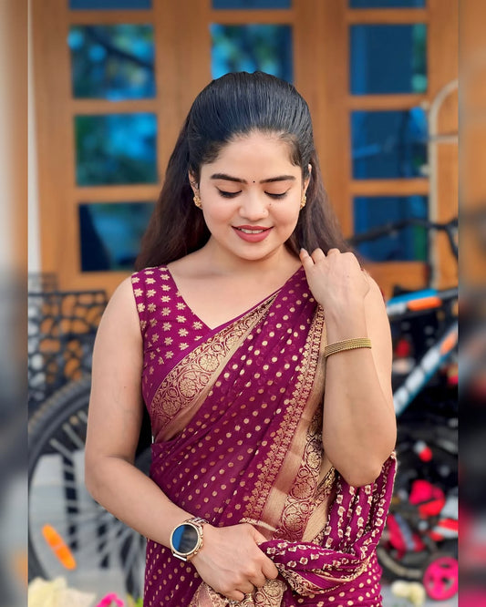 high quality georgette banarasi